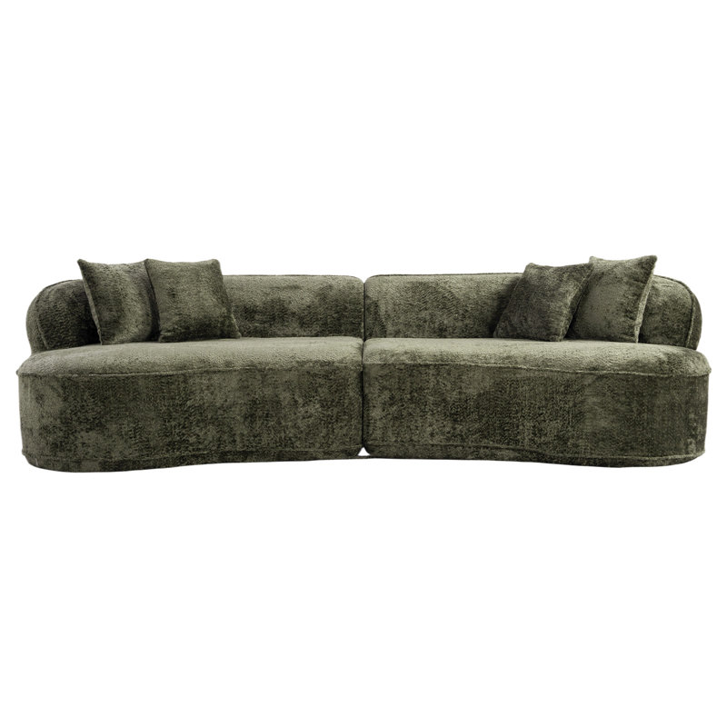 Canapé modulaire 86 po, 86 po, Vert