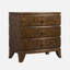 Table de chevet 3 tiroirs Burl Oak-122481404