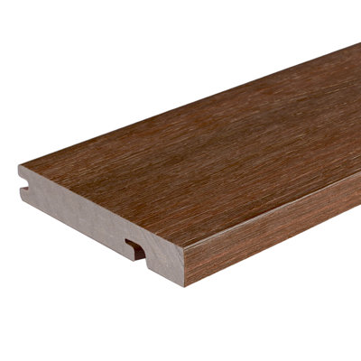 96" x 5.5" Composite Plank in Brazilian Ipe