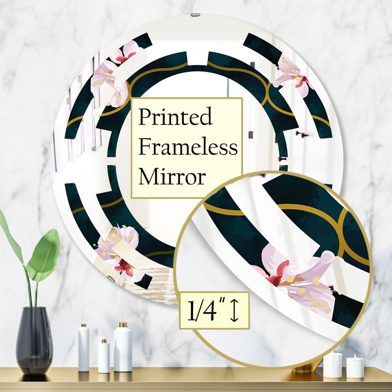 Miroir mural Flower II Space Cottage Americana, H 31,5 po x l po