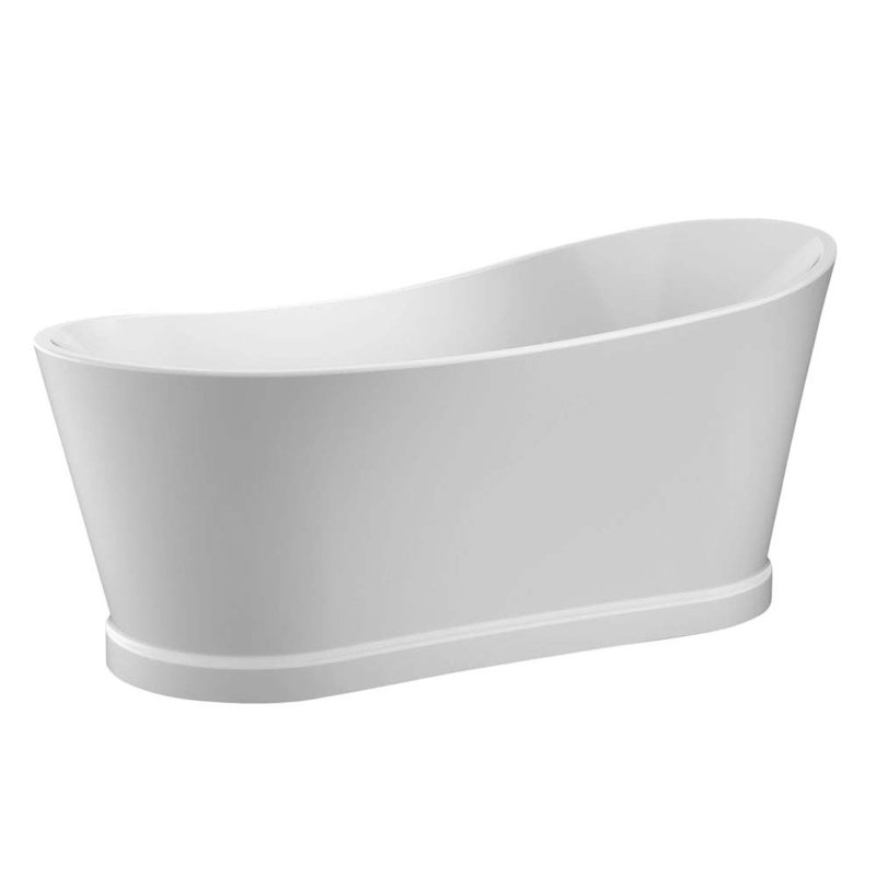 Topaz 1700mm x 790mm Soaking Acrylic Bathtub