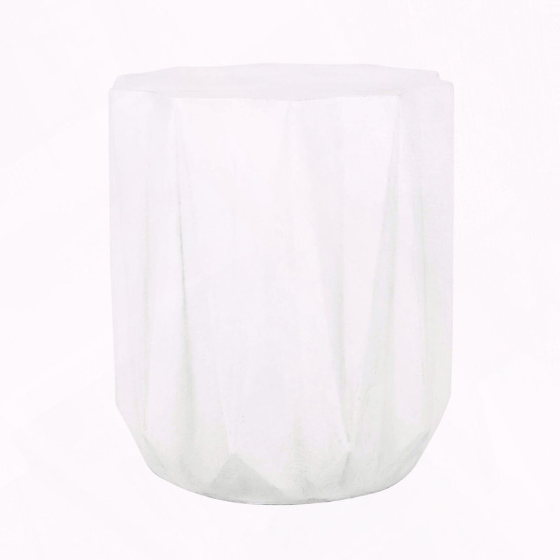 Lightweight Concrete Side Table Outdoor Space Accent