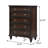5-Drawer Chest Of Drawers Dark Oak