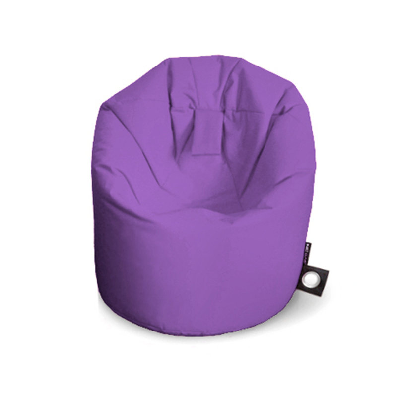 Polyester Outdoor Friendly Refillable Classic Bean Bag, Purple