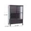 Buffet style industriel en fer vieilli