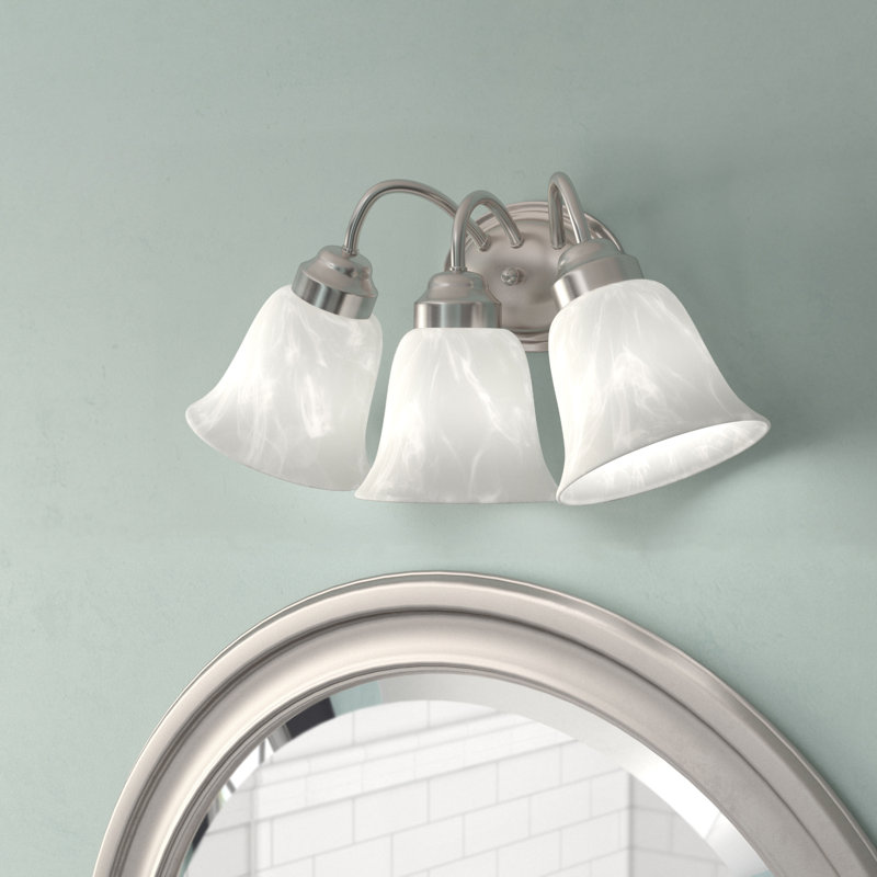 Johnsonburg 3 - Light Vanity Light, Satin Nickel
