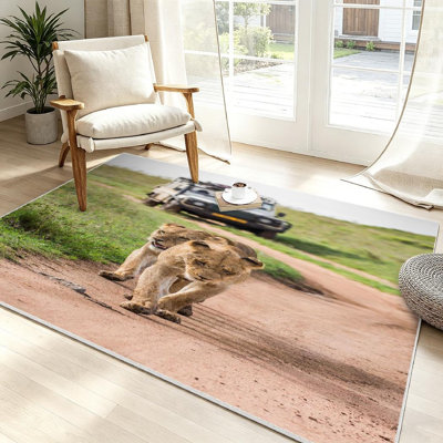 Toile de fond rouge de voiture avec tapis intérieur rouge lavable à la machine