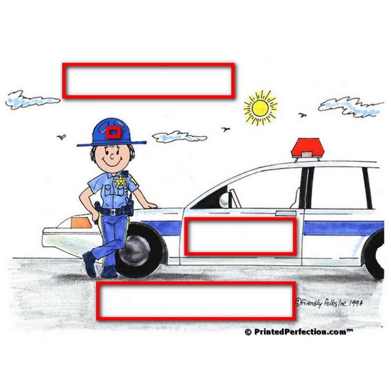 Sheriff personnalisé - Porte-clés féminin, Oui
