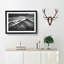 Birds Flying Over The Lake District Painting - Single Picture Frame Print on MDF-56632797-56632798
