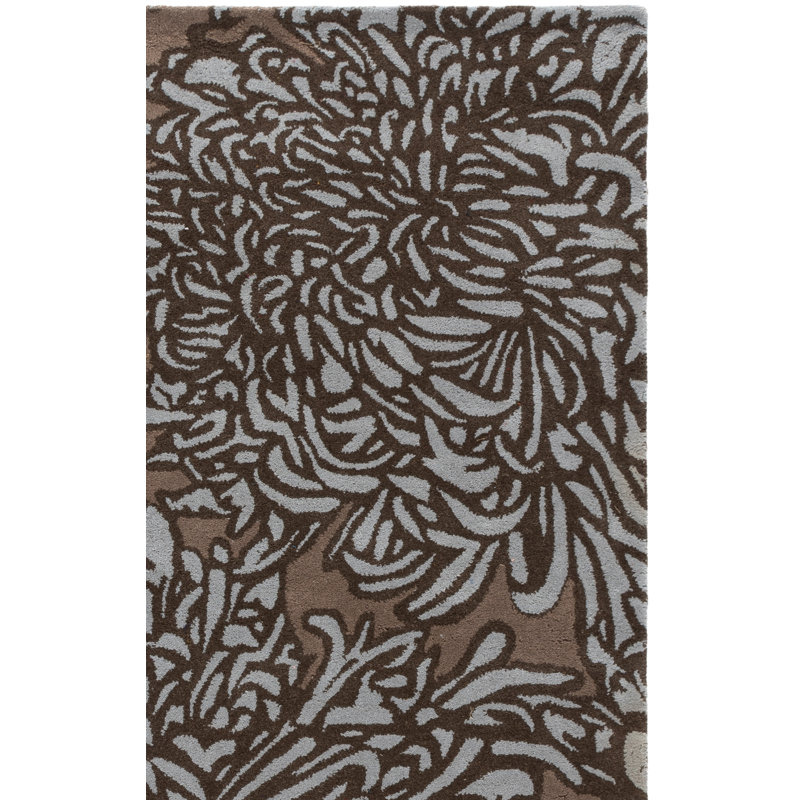 Coreatha Martha Stewart Hand Tufted Wool Abstract Rug, Rectangle 5' x 8'