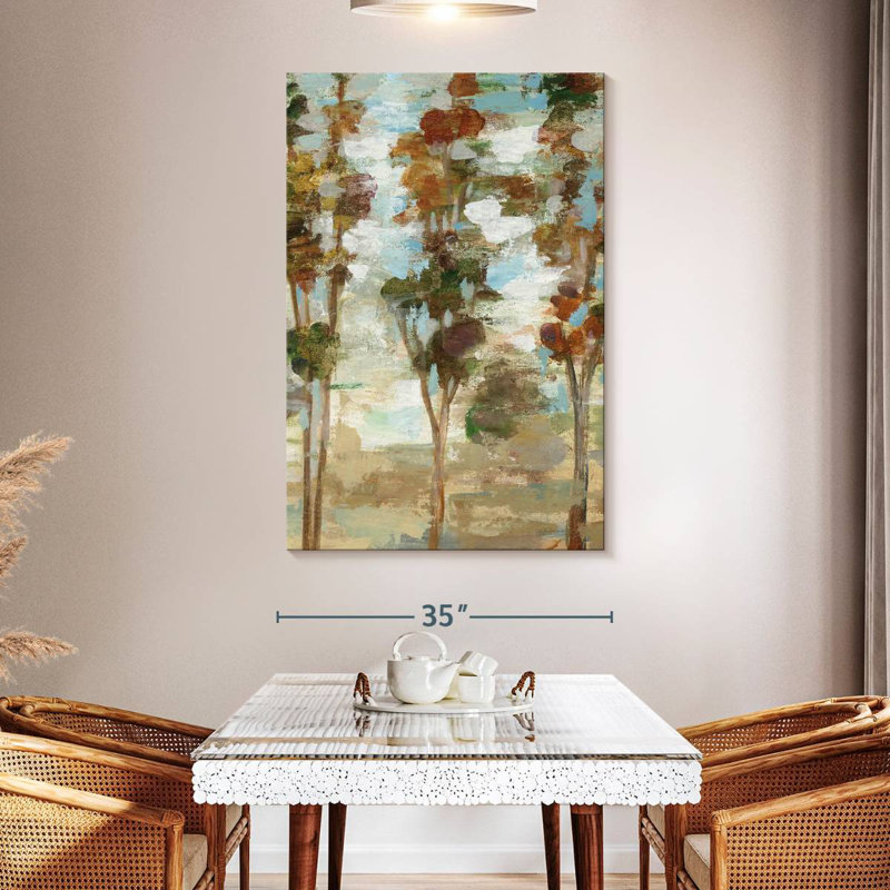 Harnek Serene Forest III, 51" H x 34" W