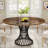 Ashiyah Round Metal Base Dining Table-1749463401-1807005935