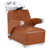 Similicuir brun est en rupture de stock