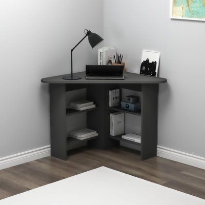 Corner Computer Desk with Shelves