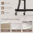 Raigan Metal Base Writing Desk