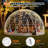 Garden Dome Tent with Transparent PVC Cover, Quick-Connect Assembly, Waterproof Bubble-Style Outdoor Dome for Patio/Backyard — Fits 11–15 People (Ideal for Parties & Weddings)-119080598