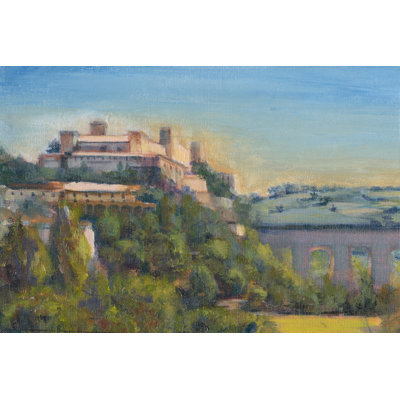 Nostalgic Tuscany II - Wrapped Canvas Painting