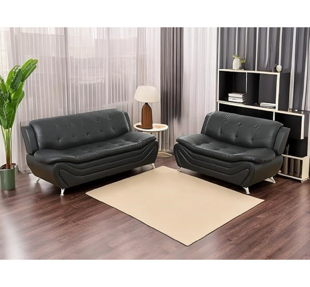 Gungnir 2 - Piece Faux Leather Living Room Set Wrought Studio™ Upholstery