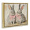 Bunnies in Bows Floating Frame, design par Petal Prints Design