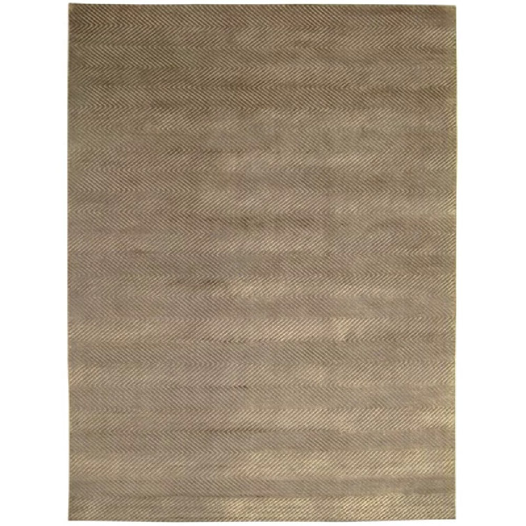 Honeycomb Chevron Area Rug in Khaki