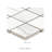 Ardena Silva 12 in. x 12 in. Matte Porcelain Mosaic Floor and Wall Tile