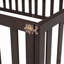 Structure de lit simple en bois avec clôture et porte, blanc-1497846045-1542682079