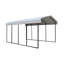 Abri de voiture en acier galvanisé, 12 x 20 x 9-90469255