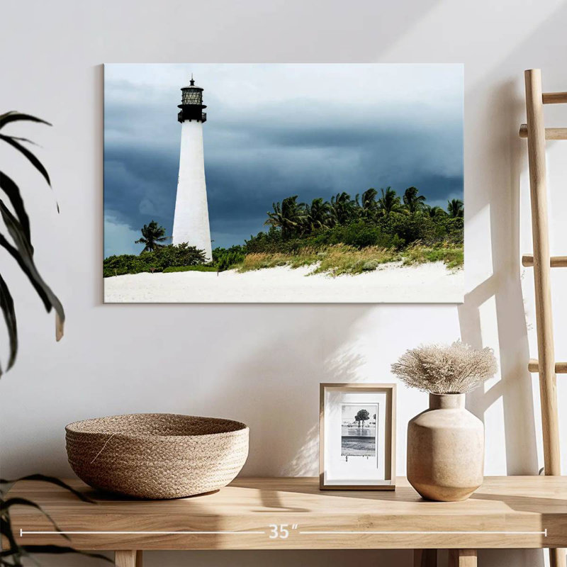 Key biscayne lighthouse Aletra, H 16 po x l 24 po