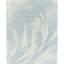Hand Knotted Abstract Area Rug in White/Turquoise-944773105