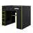 Full Size Wood Loft Bed With Desk,Wardrobe,Ample Storage Space And RGB LED Light-117530356