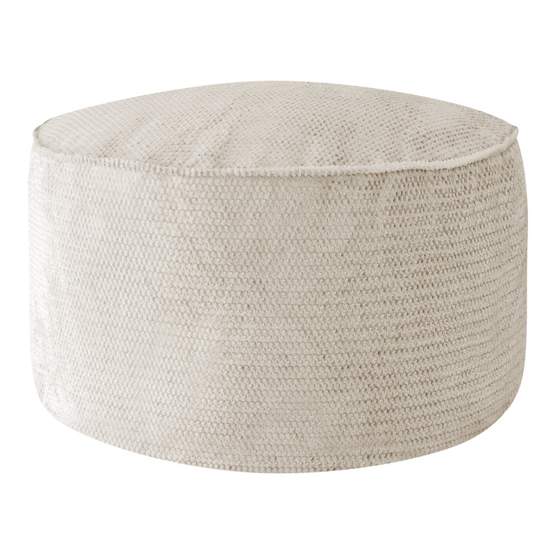 Calleigh Upholstered Pouf, Sutherland Peyote 100% Polyester