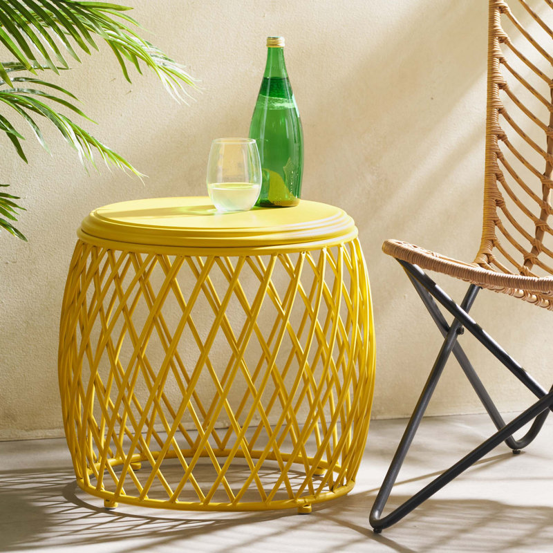 Alamera 19.75 Side Table, Yellow