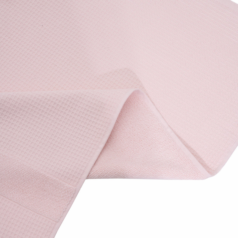 Adayshia Midweight Waffle Washcloth, Pink