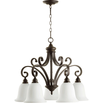 Lustre classique / traditionnel à 5 lumières Cambron