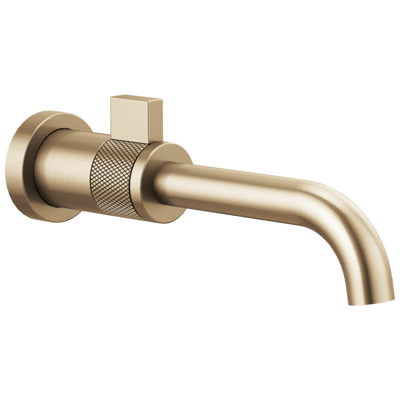 Litze® Wall Mount Bathroom Faucet, Luxe Gold, 1.5