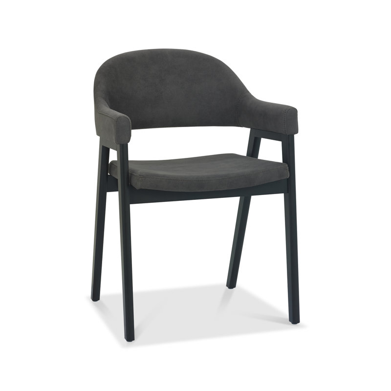 Camden Upholstered Back Armchair, Grey