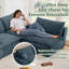 Canapé d'angle modulaire surdimensionné Cloud Couch de 344 cm (135,5 pouces) pour salon, canapé moderne avec assise profonde, canapé 8 places sans structure, canapés confortables rembourrés pour appartement, studio, bureau-217978054