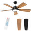 2 ventilateurs de plafond de 46 pouces avec lumières et ventilateur à télécommande-566420190