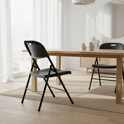 Chaise pliante en plastique robuste