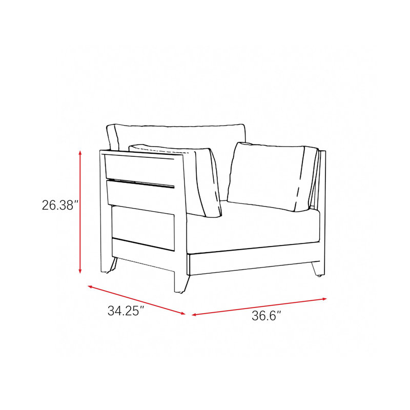 Dez 4pc Multi-Chair Seating Set