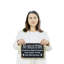 «No Soliciting Dogs on Guard» (paquet de 2) en aluminium 7 po x 10 po
