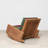Solid wood cotton and linen rocking chair