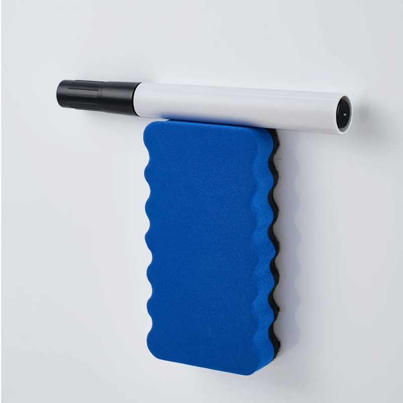 Wall Mounted Magnetic Dry Erase Whiteboard with Pen Tray, 60cm H x 90cm W x 2cm D