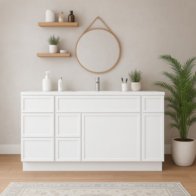 66'' Single Bathroom Vanity Base Only