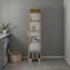 Armoire de rangement avec tablette fixe-1655738465