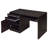 Maxim Cappuccino 2-Drawer Computer Desk