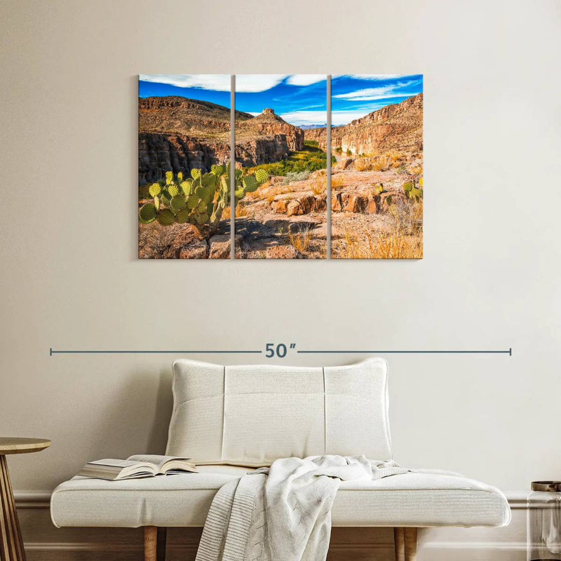 Hot Springs Canyon Rio Grande, H 24 po x l 38 po