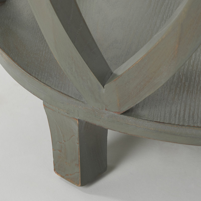 Smithson Solid Wood End Table, Ash Gray