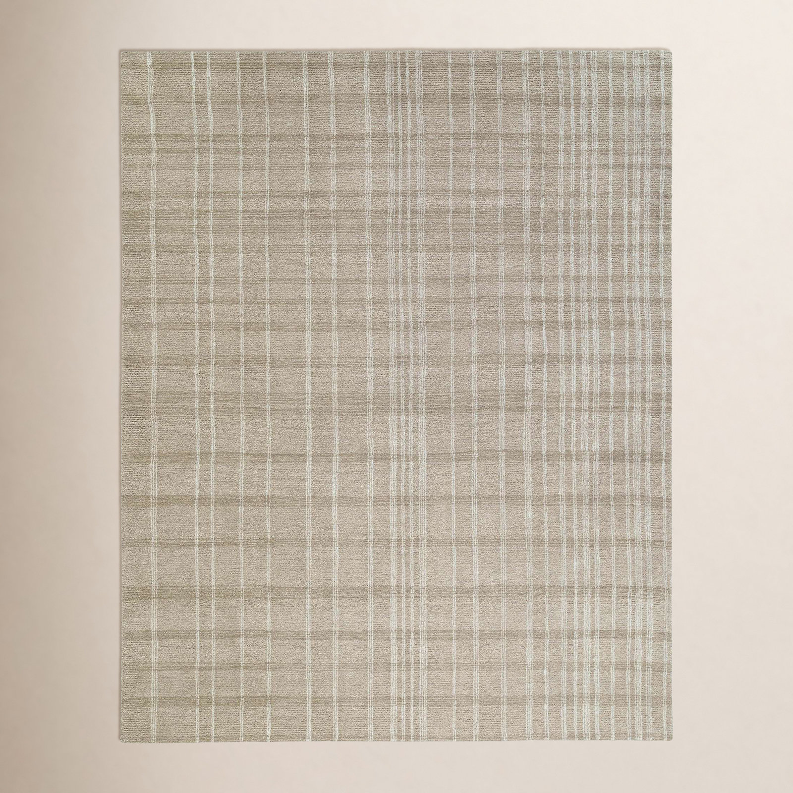 Sanura Hand-Tufted Striped Wool Rug, Rectangle 7'9" x 9'9"