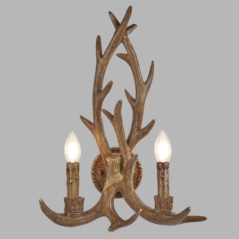 Conerly Resin Candle Wall Light